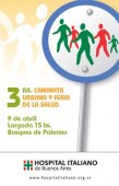 3º Caminata urbana y Feria de la Salud del Hospital Italiano