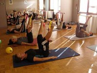Gimnasia con bandas elásticas 