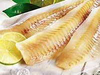 Abadejo con crema de puerros