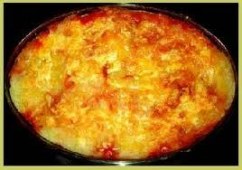 Pastel de verduras y pollo