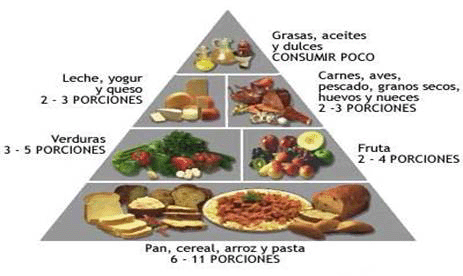 La piramide de la Alimentacion